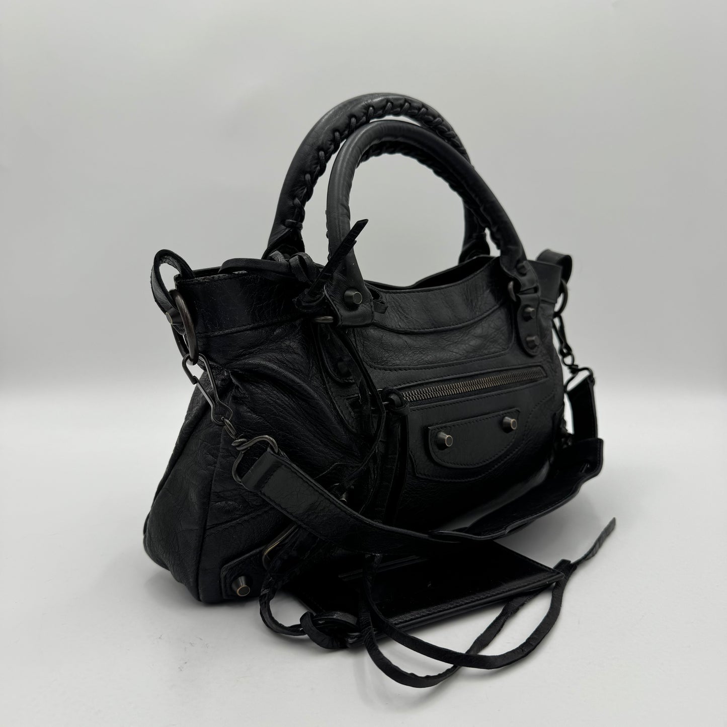 Balenciaga Black Leather Classic First