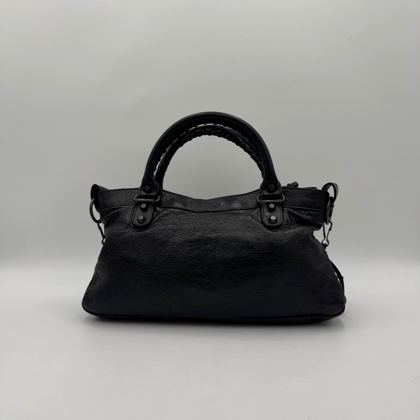 Balenciaga Black Leather Classic First