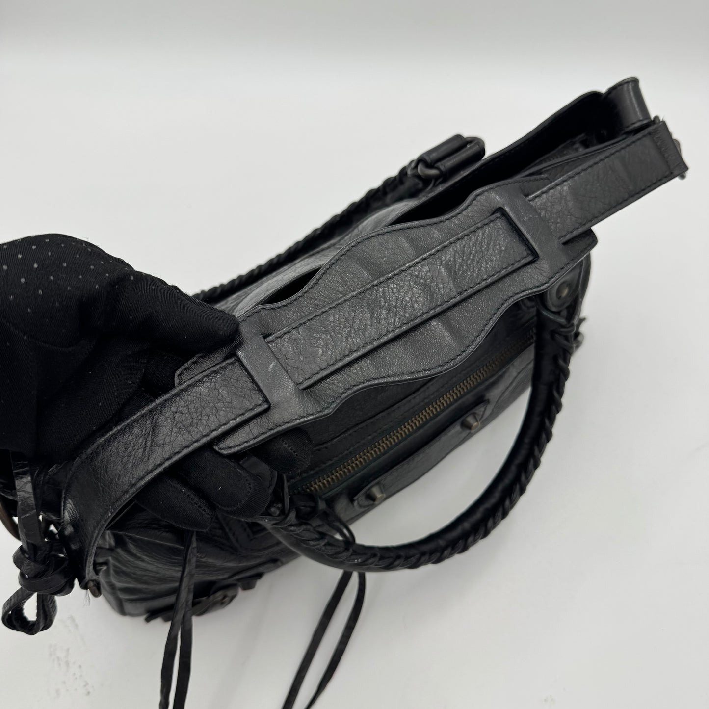 Balenciaga Black Leather Classic First