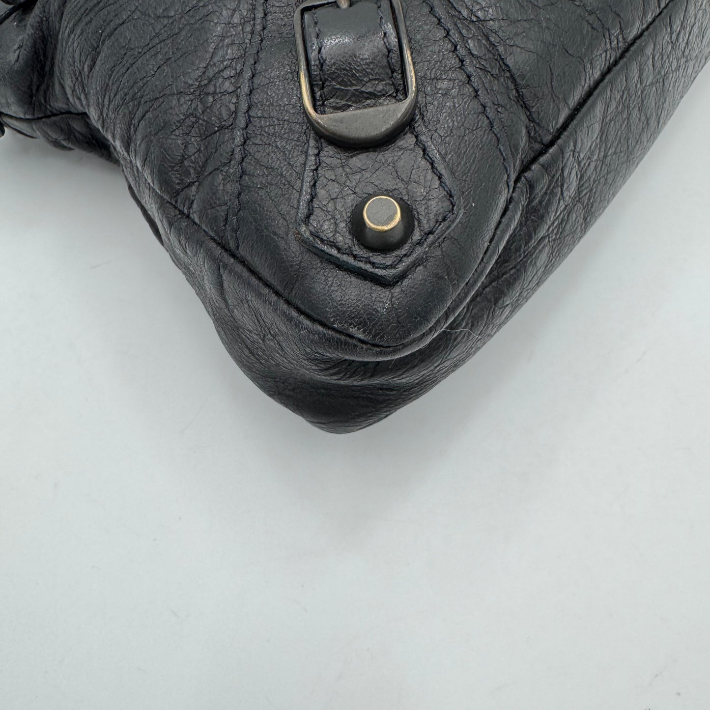 Balenciaga Black Leather Classic First