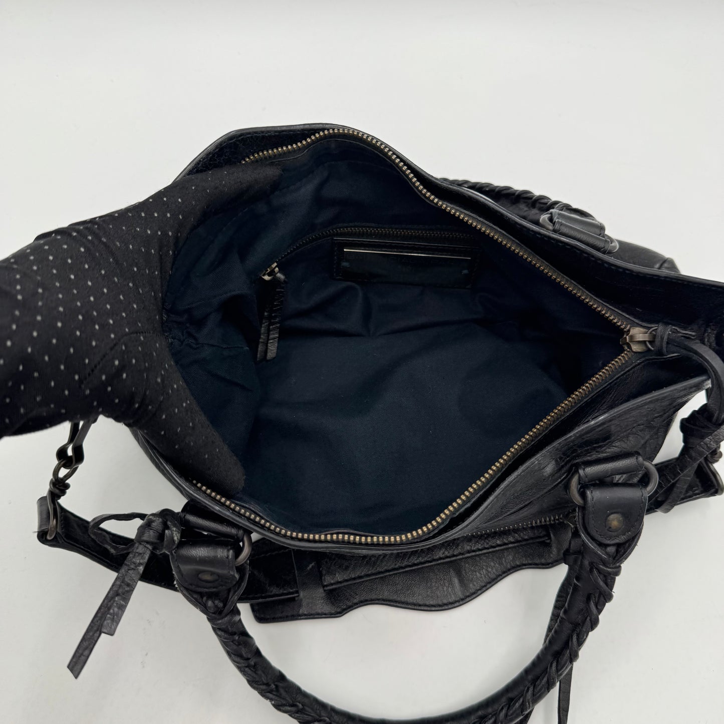 Balenciaga Black Leather Classic First