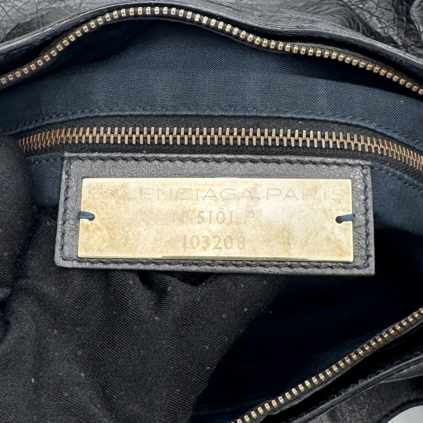 Balenciaga Black Leather Classic First