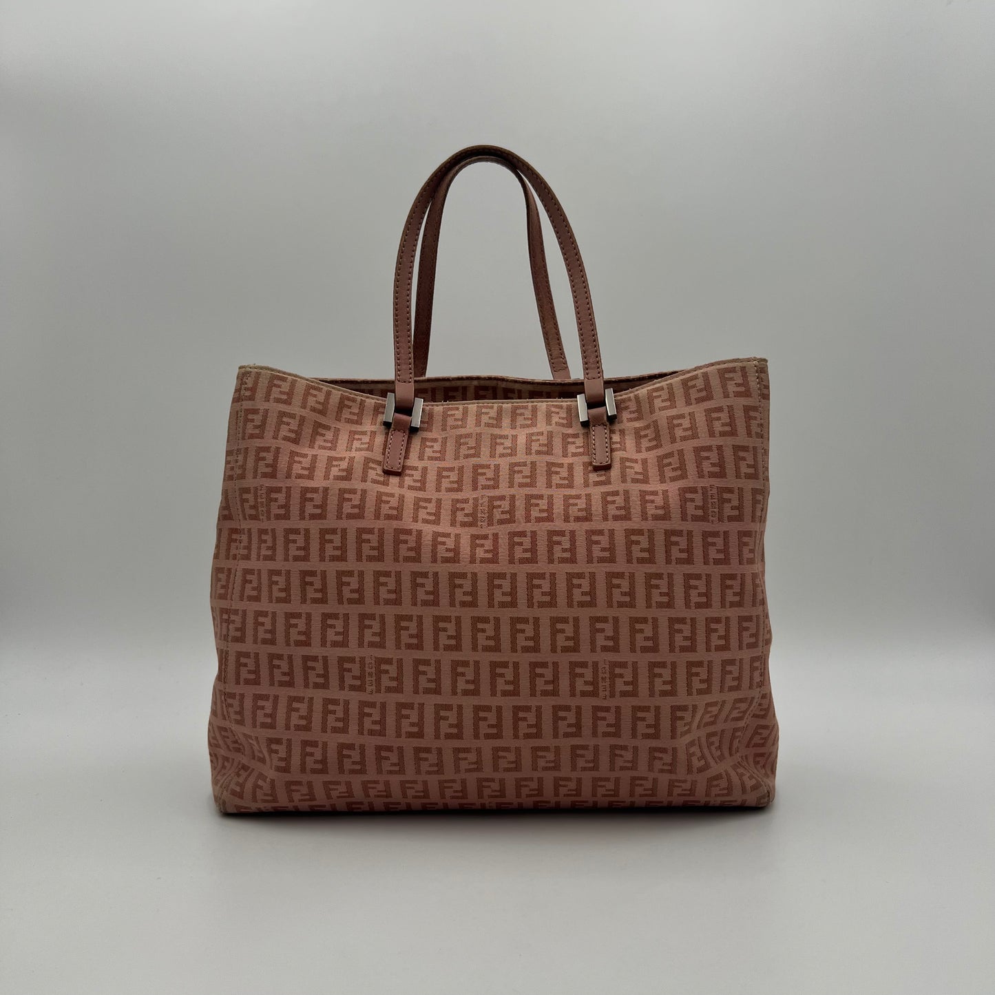 Fendi Pink Zucchino Tote