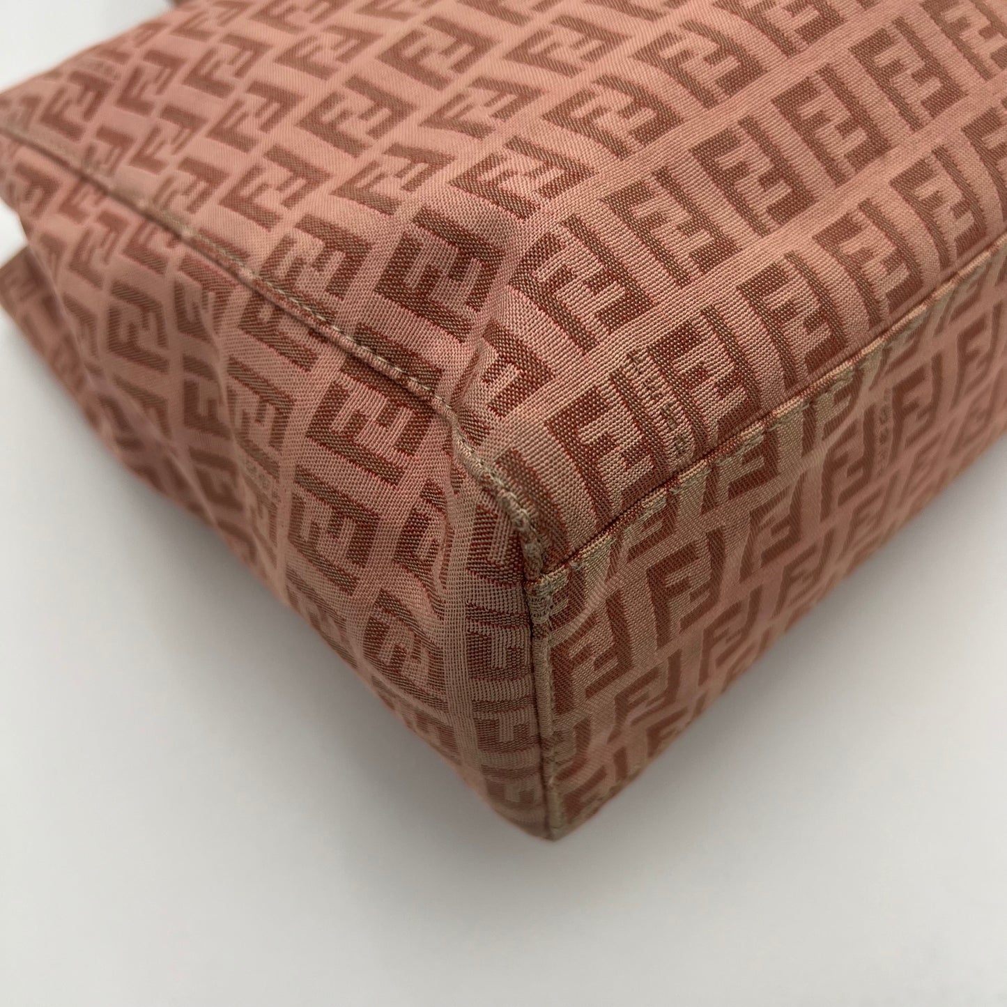 Fendi Pink Zucchino Tote