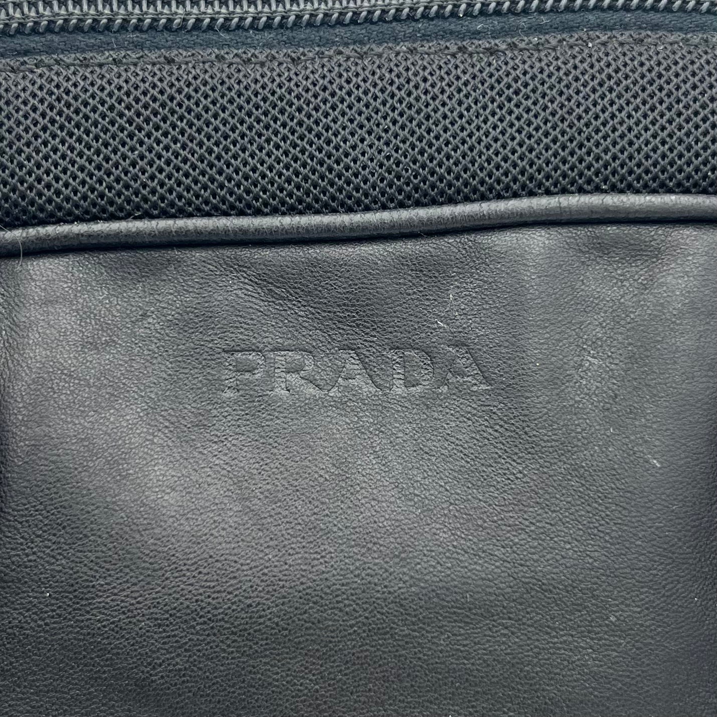 Prada Black Leather Bauletto