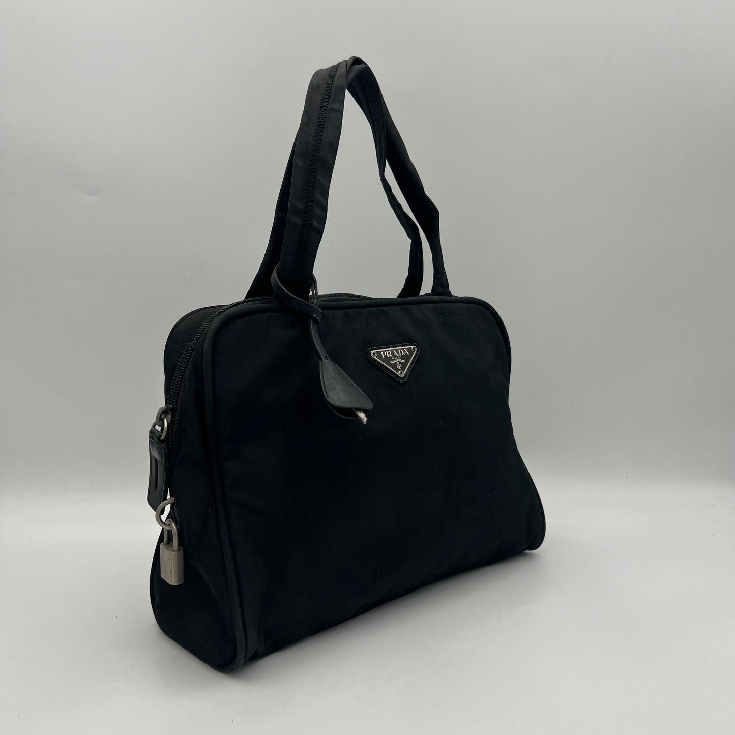 Prada Black Nylon Handbag