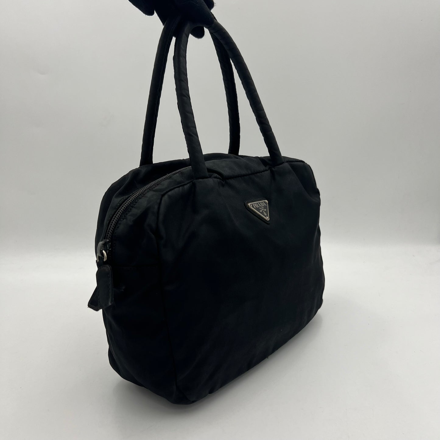 Prada Black Nylon Small Handbag