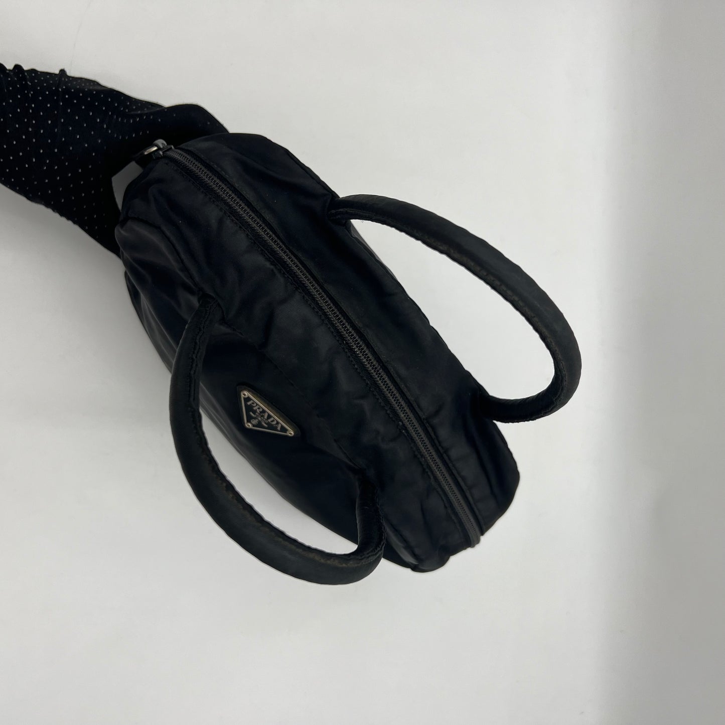 Prada Black Nylon Small Handbag