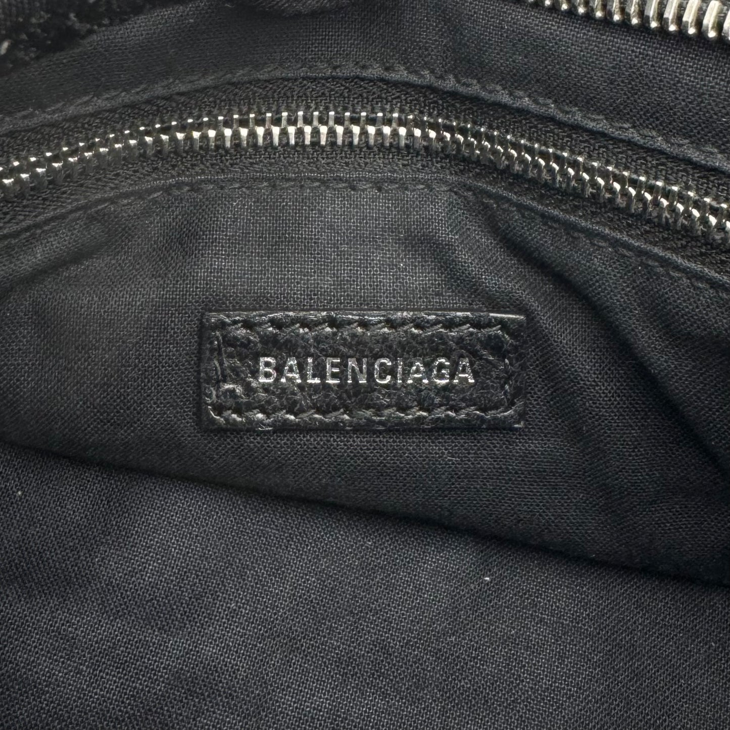 Balenciaga Black Leather Classic Small City SHW