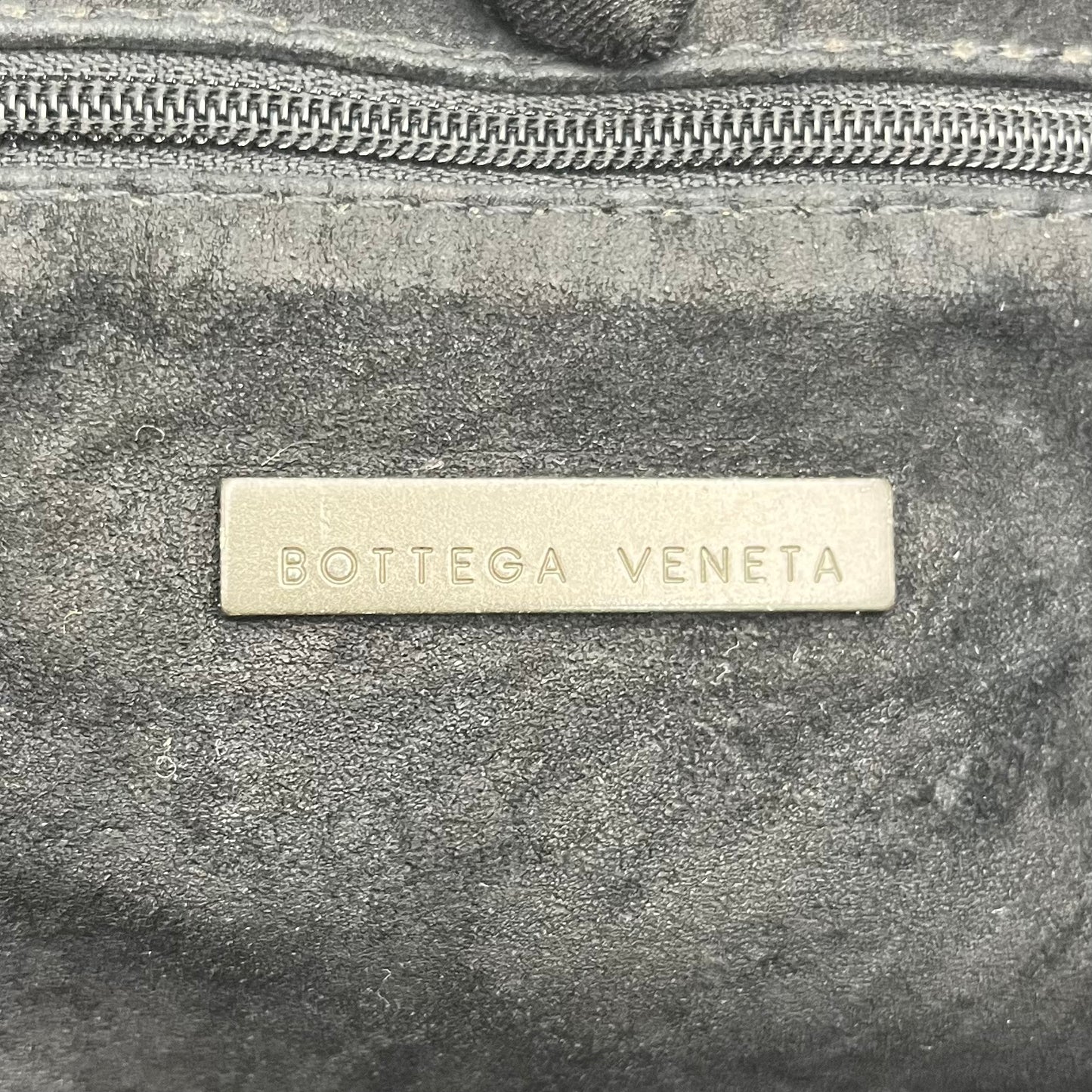 Bottega Veneta Black Intrecciato Hobo Shoulder Bag