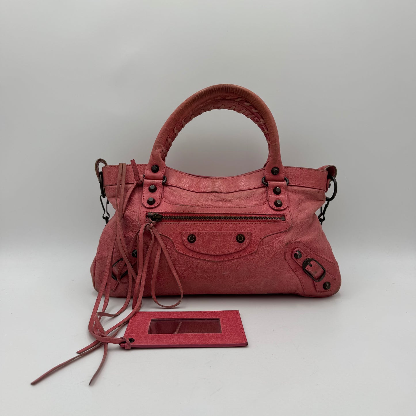 Balenciaga Pink Leather Classic First
