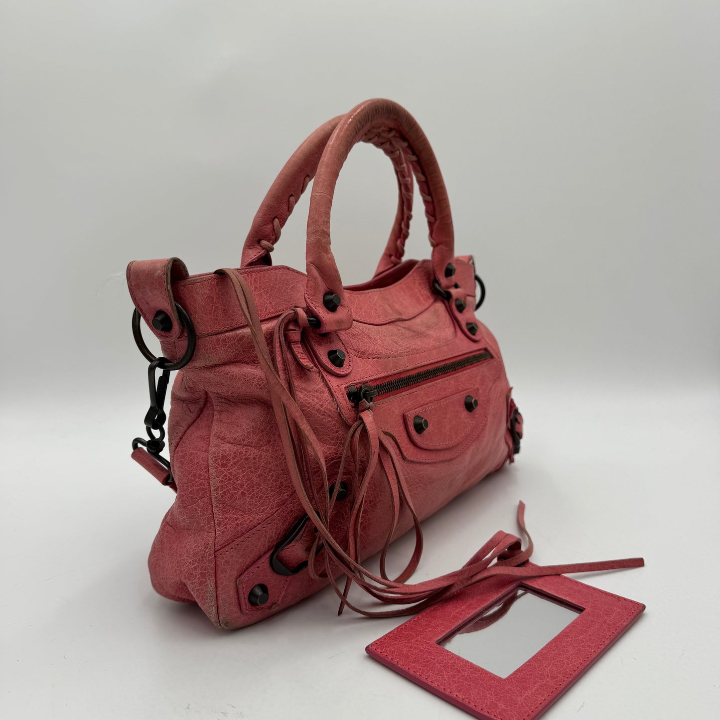Balenciaga Pink Leather Classic First