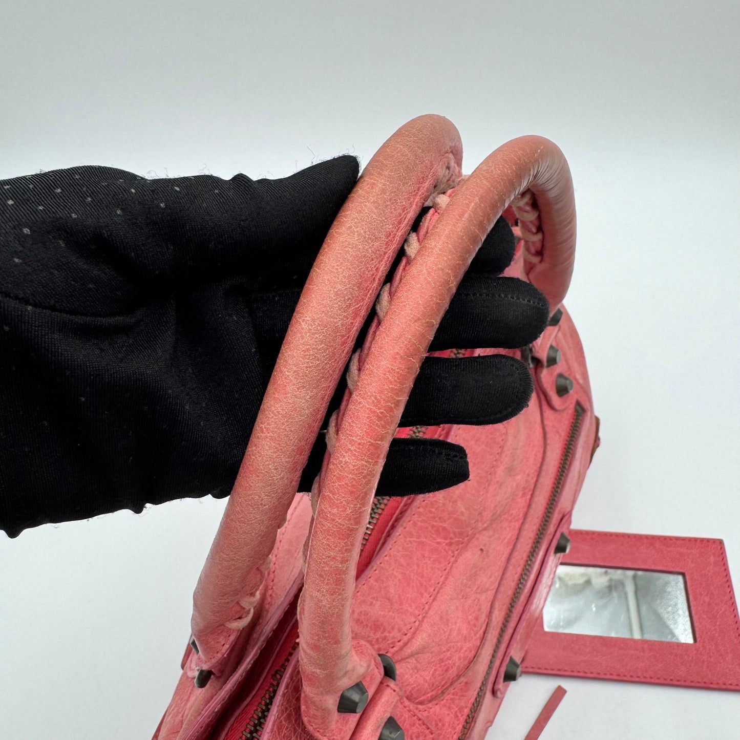 Balenciaga Pink Leather Classic First