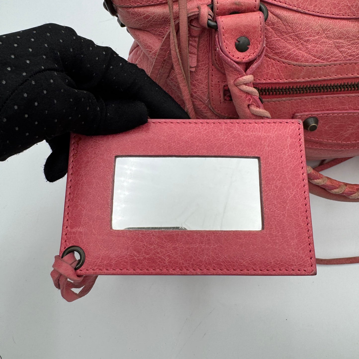 Balenciaga Pink Leather Classic First