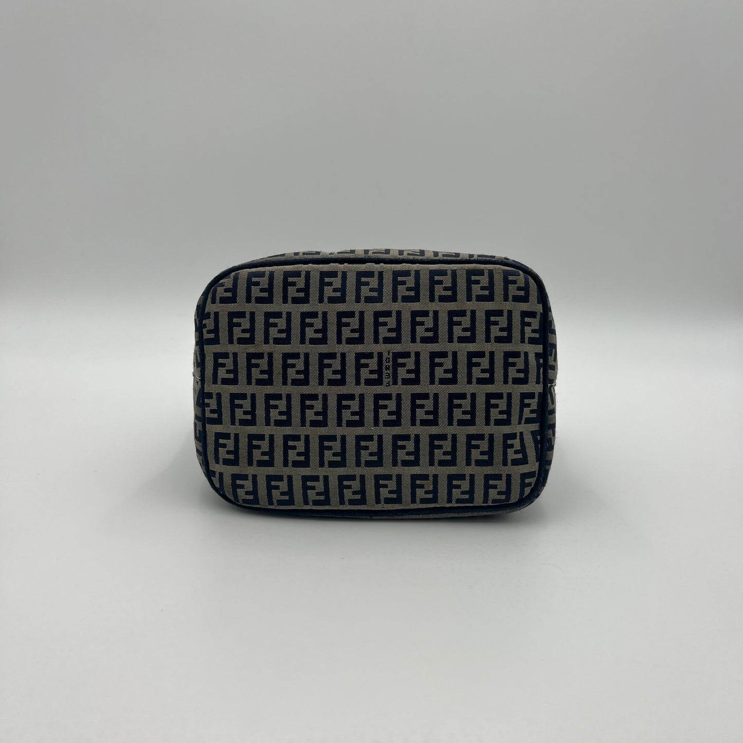 Fendi Dark Blue Zucchino Hobo Shoulder Bag