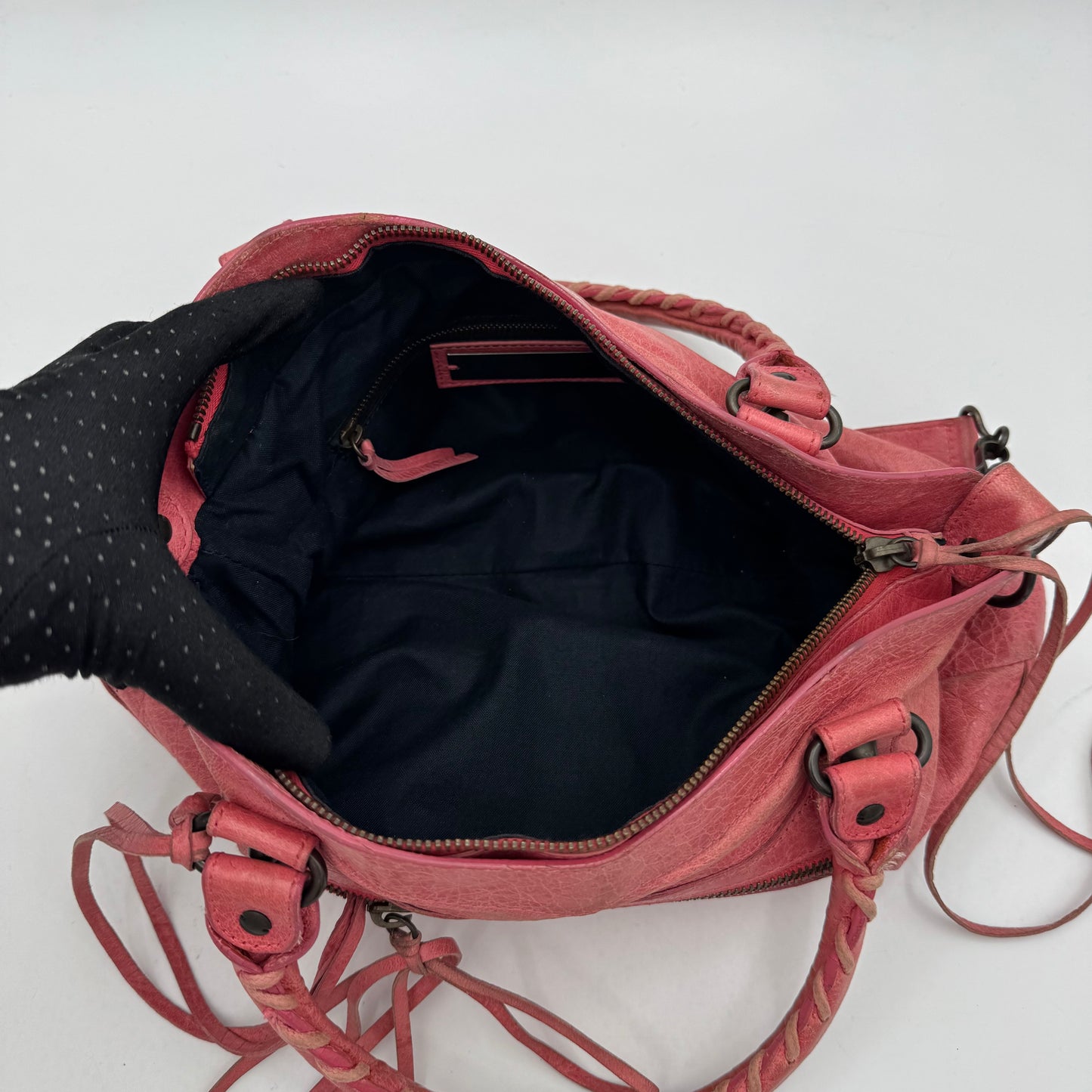 Balenciaga Pink Leather Classic First