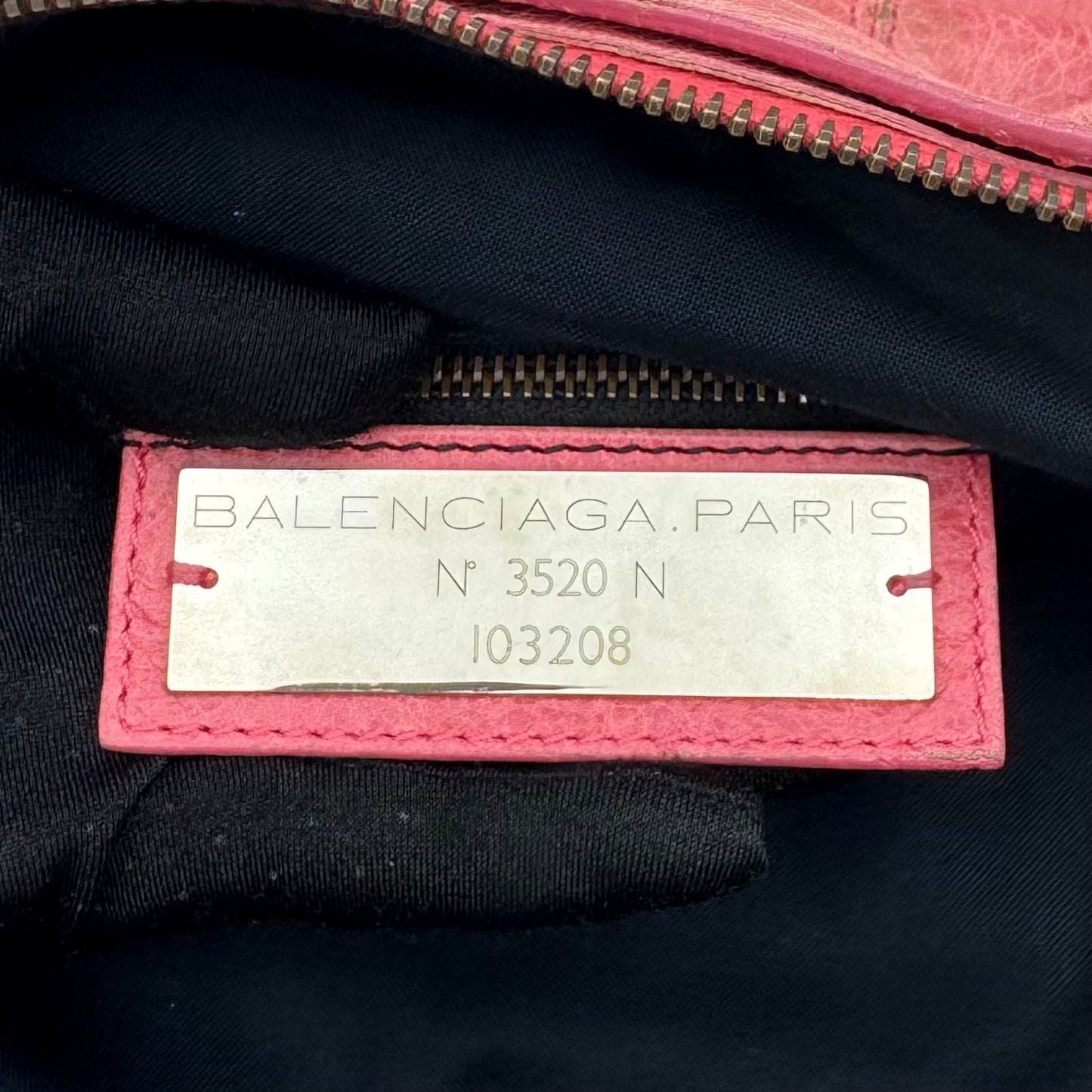 Balenciaga Pink Leather Classic First