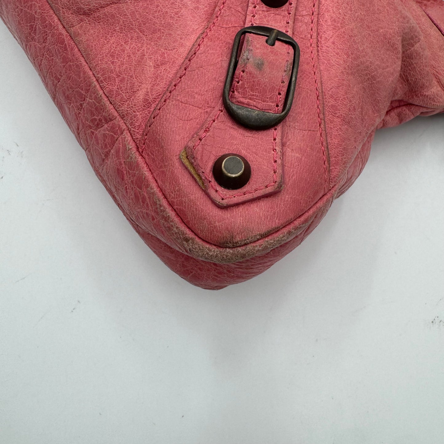Balenciaga Pink Leather Classic First