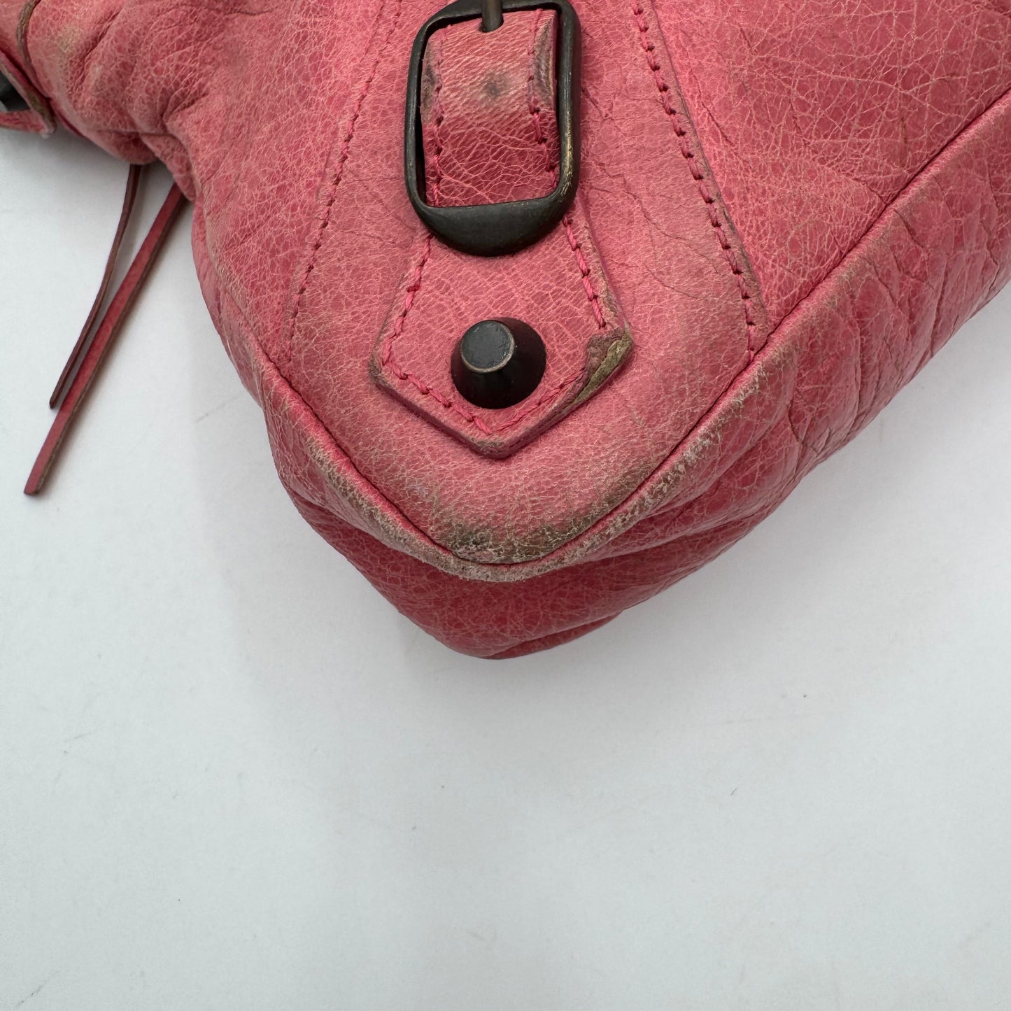 Balenciaga Pink Leather Classic First