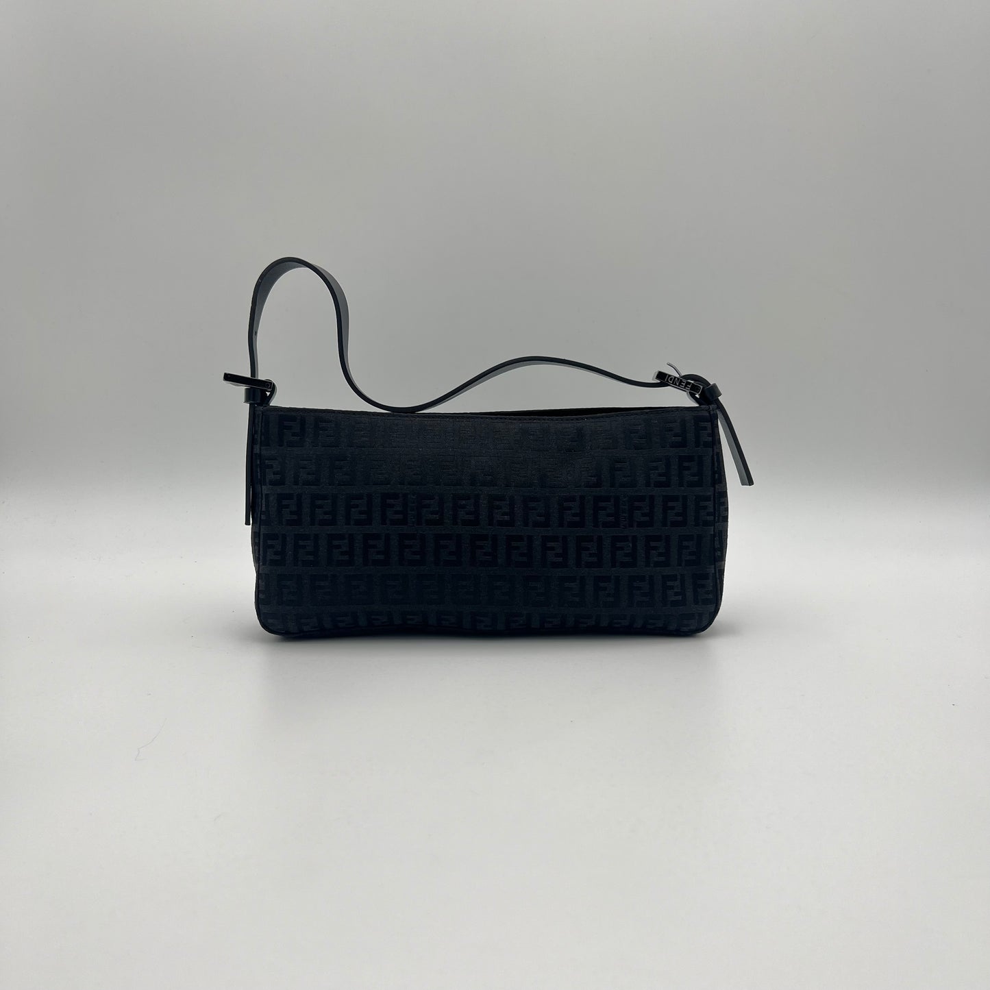 Fendi Black Zucchino Pochette