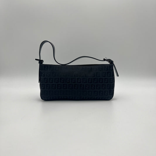 Fendi Black Zucchino Pochette