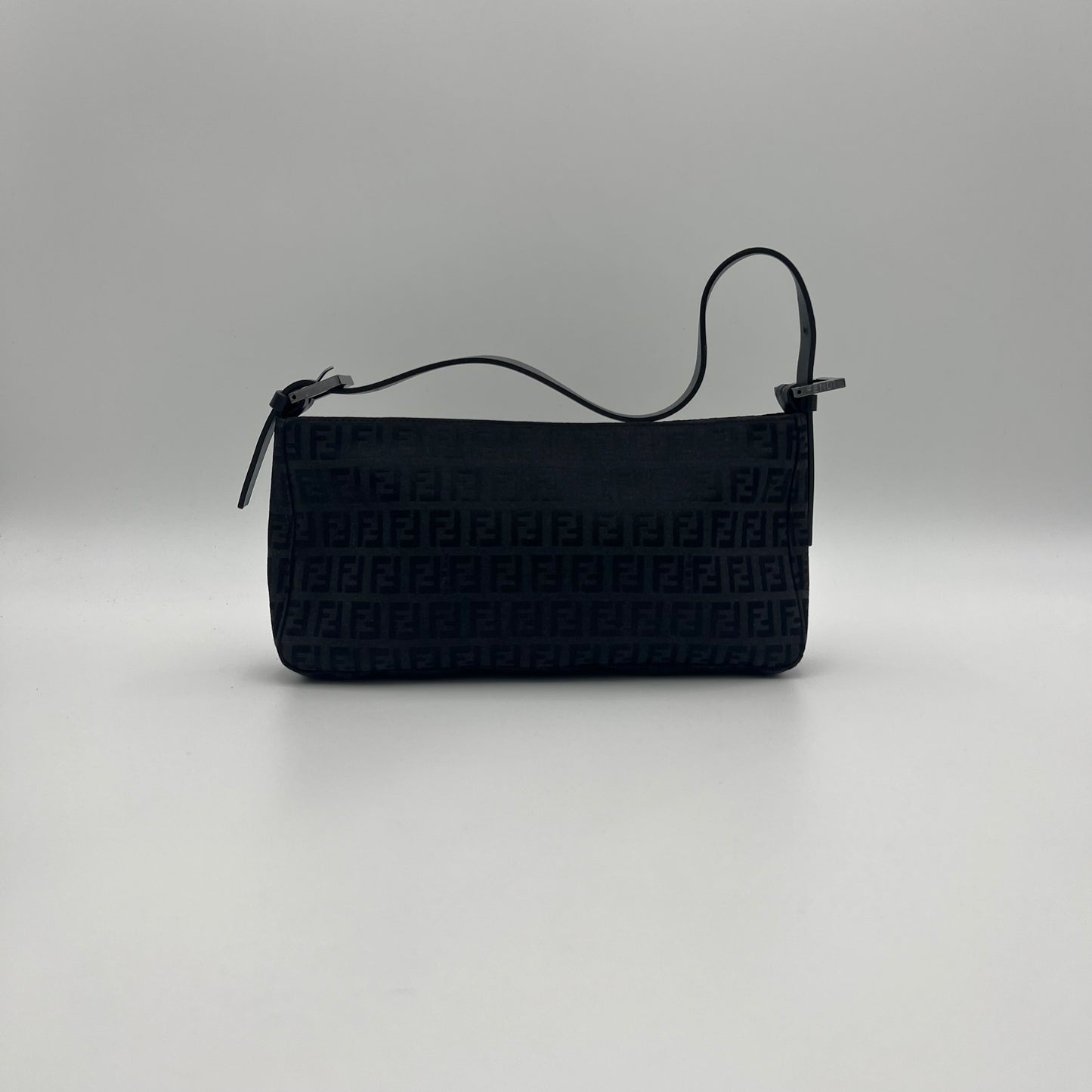 Fendi Black Zucchino Pochette