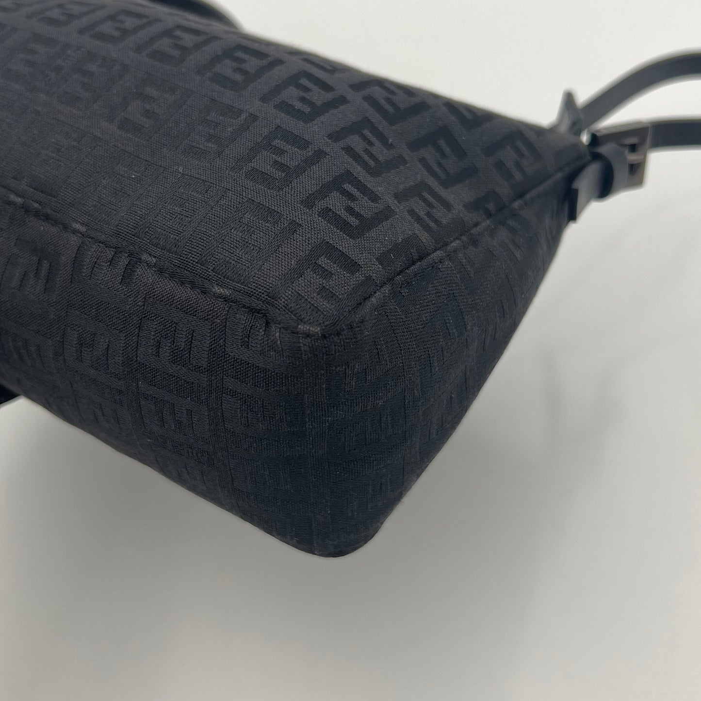 Fendi Black Zuccino Mini Pochette