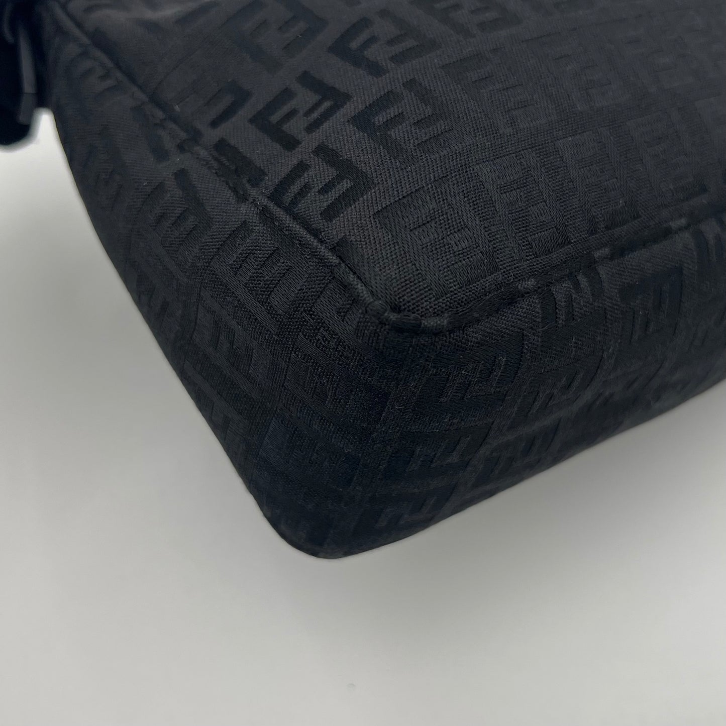 Fendi Black Zuccino Mini Pochette