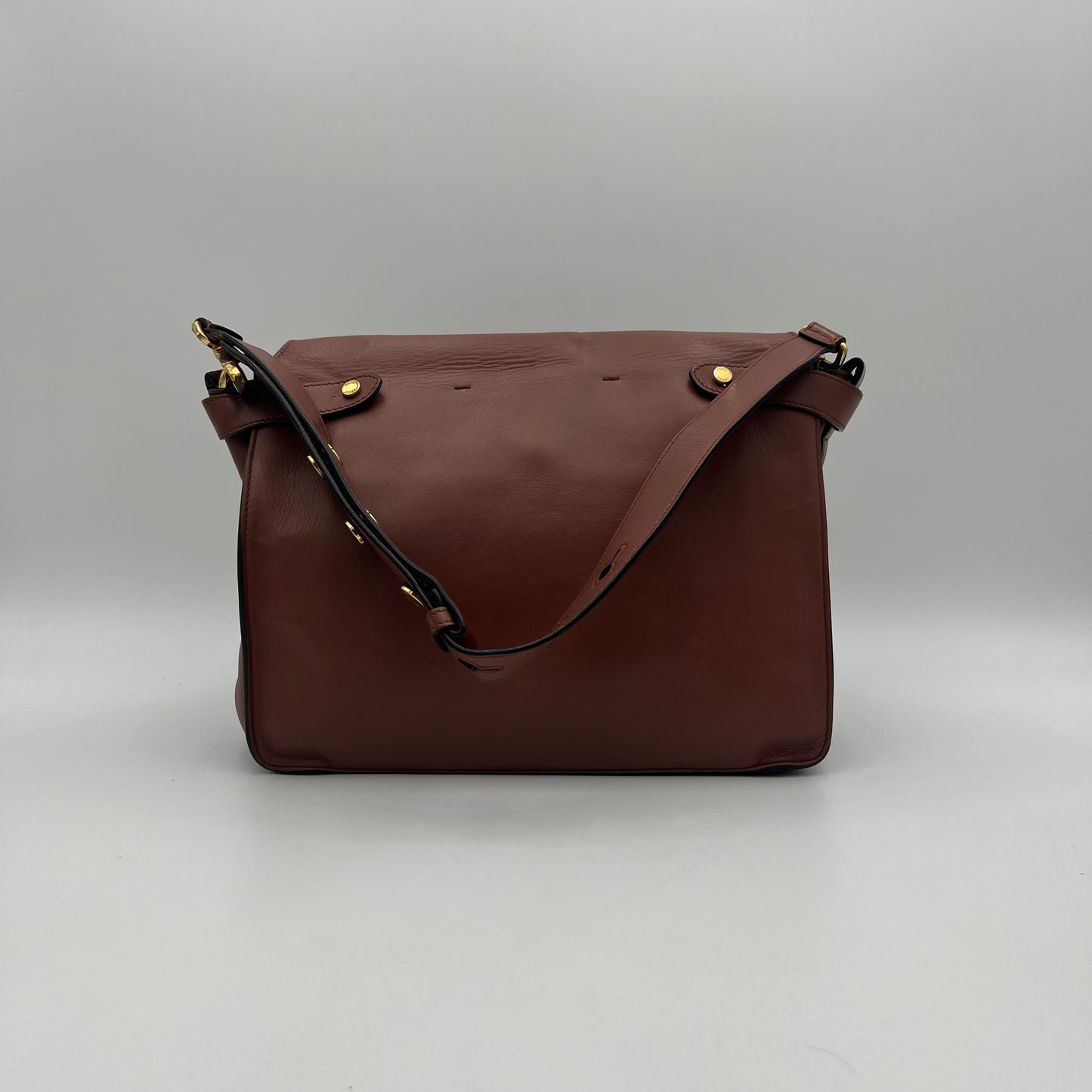 Fendi Vitello Grace Matte Kan U Shoulder Bag