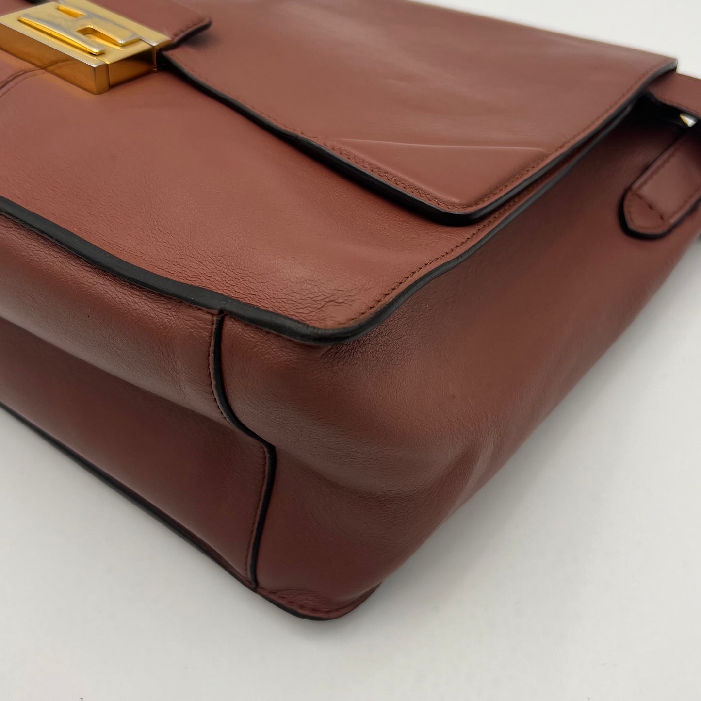 Fendi Vitello Grace Matte Kan U Shoulder Bag