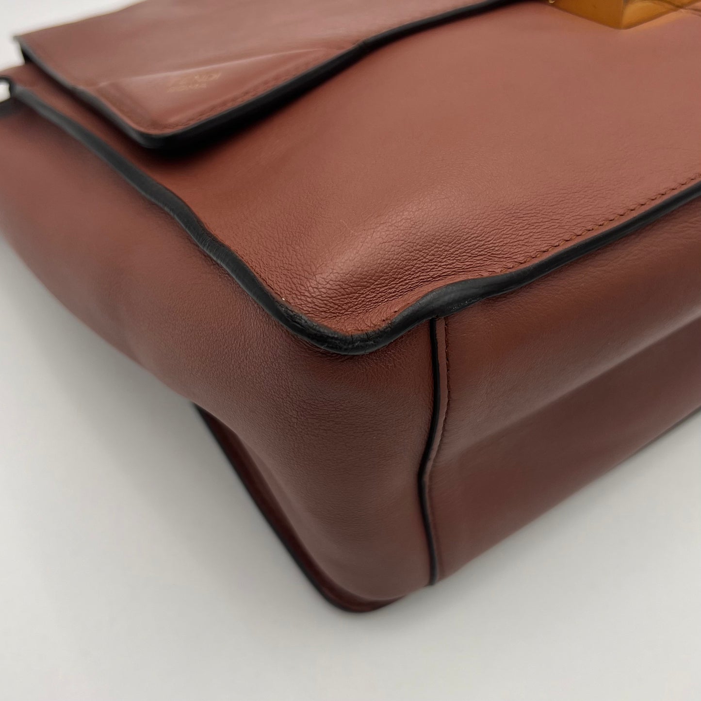Fendi Vitello Grace Matte Kan U Shoulder Bag