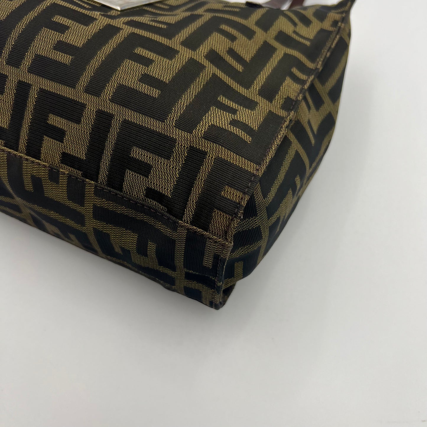 Fendi Tobacco Zucca Tote Shoulder Bag