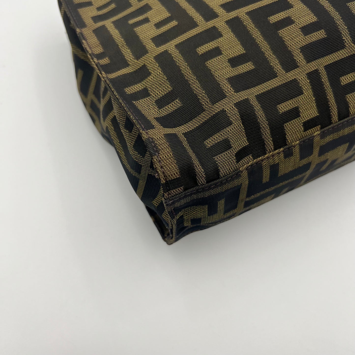 Fendi Tobacco Zucca Tote Shoulder Bag