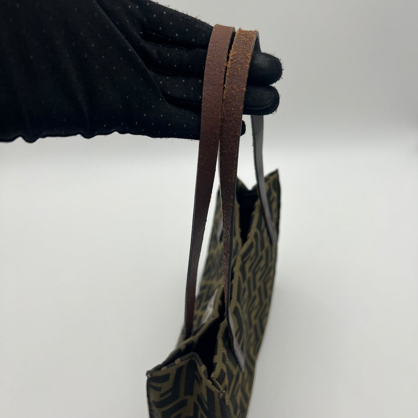 Fendi Tobacco Zucca Tote Shoulder Bag