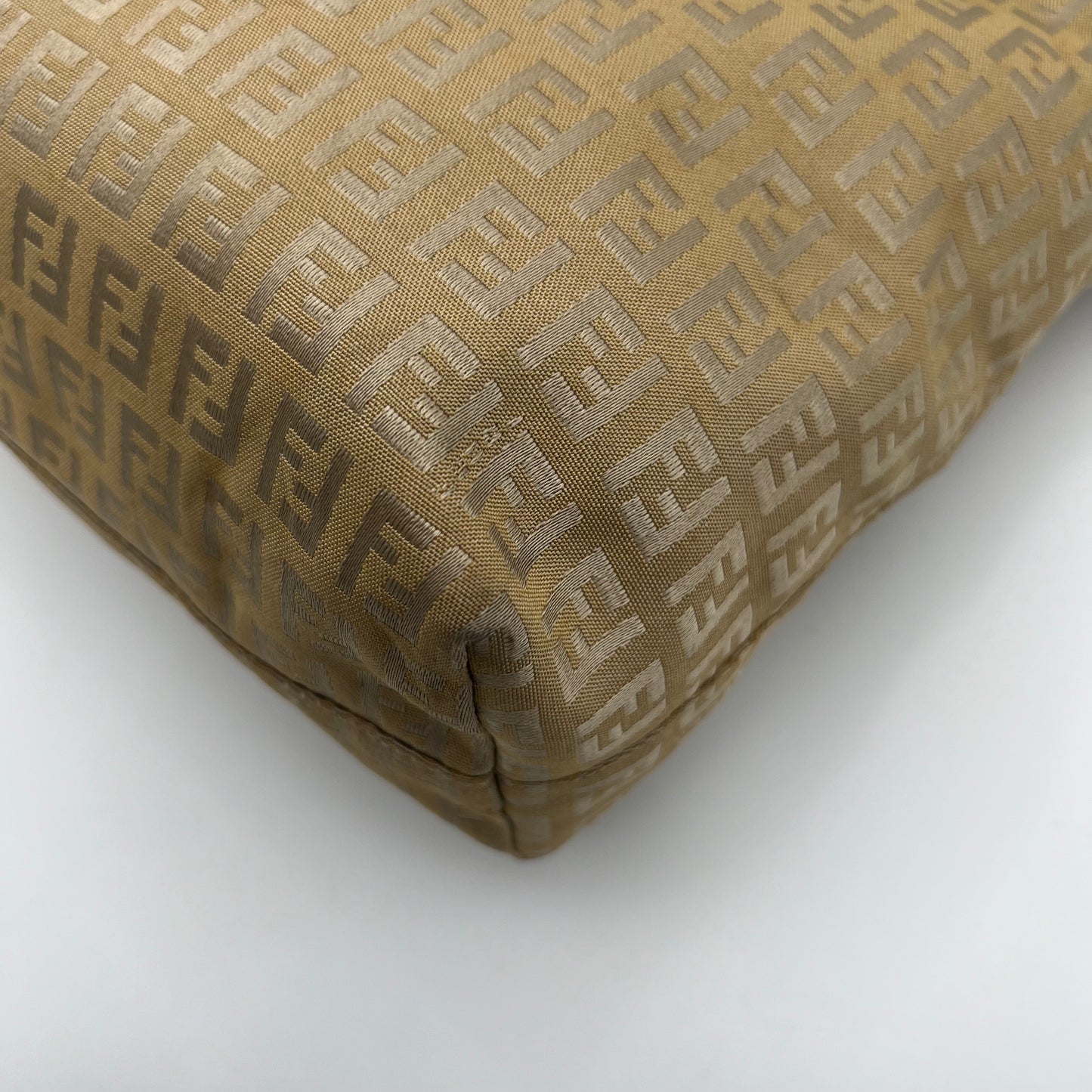 Fendi Beige Zucchino Small Tote