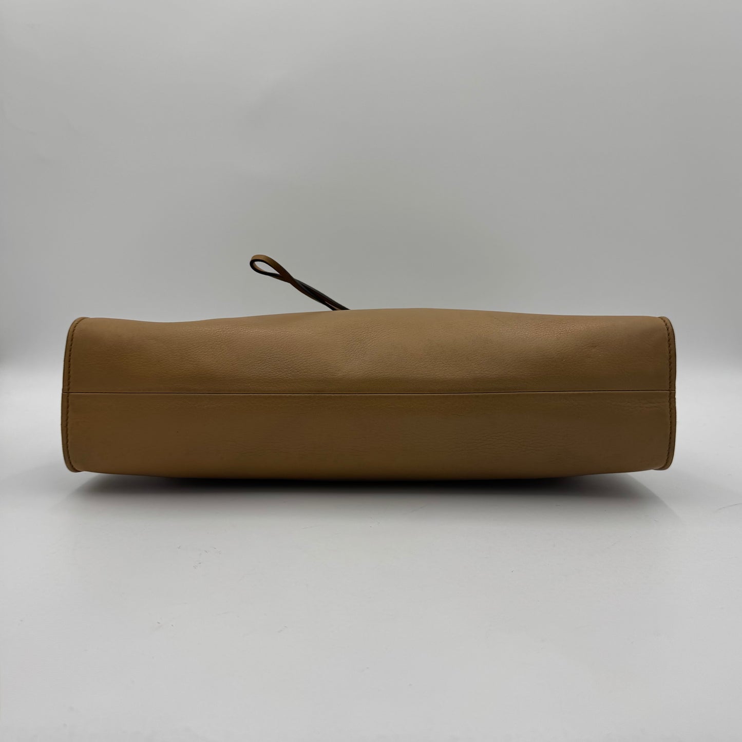 Gucci Tan Brown Leather Bamboo Hobo Bag