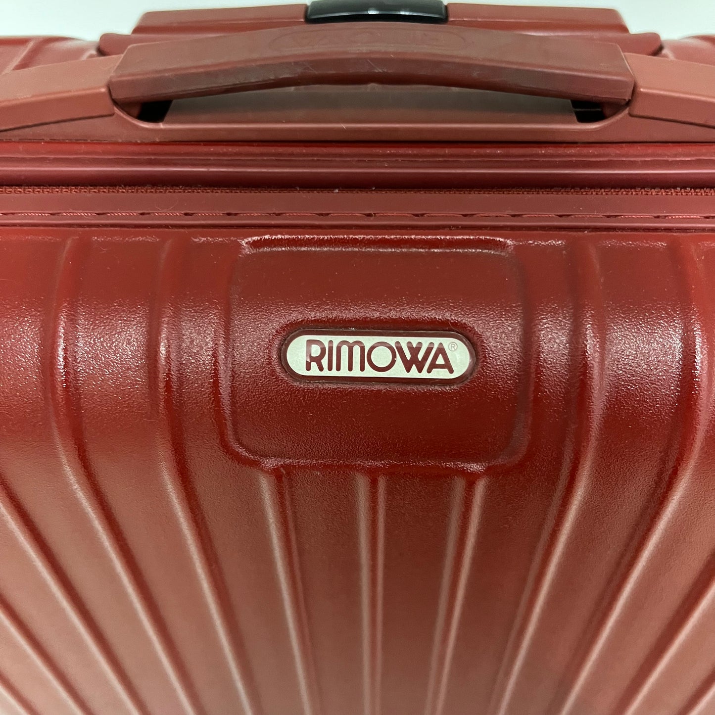 Rimowa Red Polycarbonate Carry-on