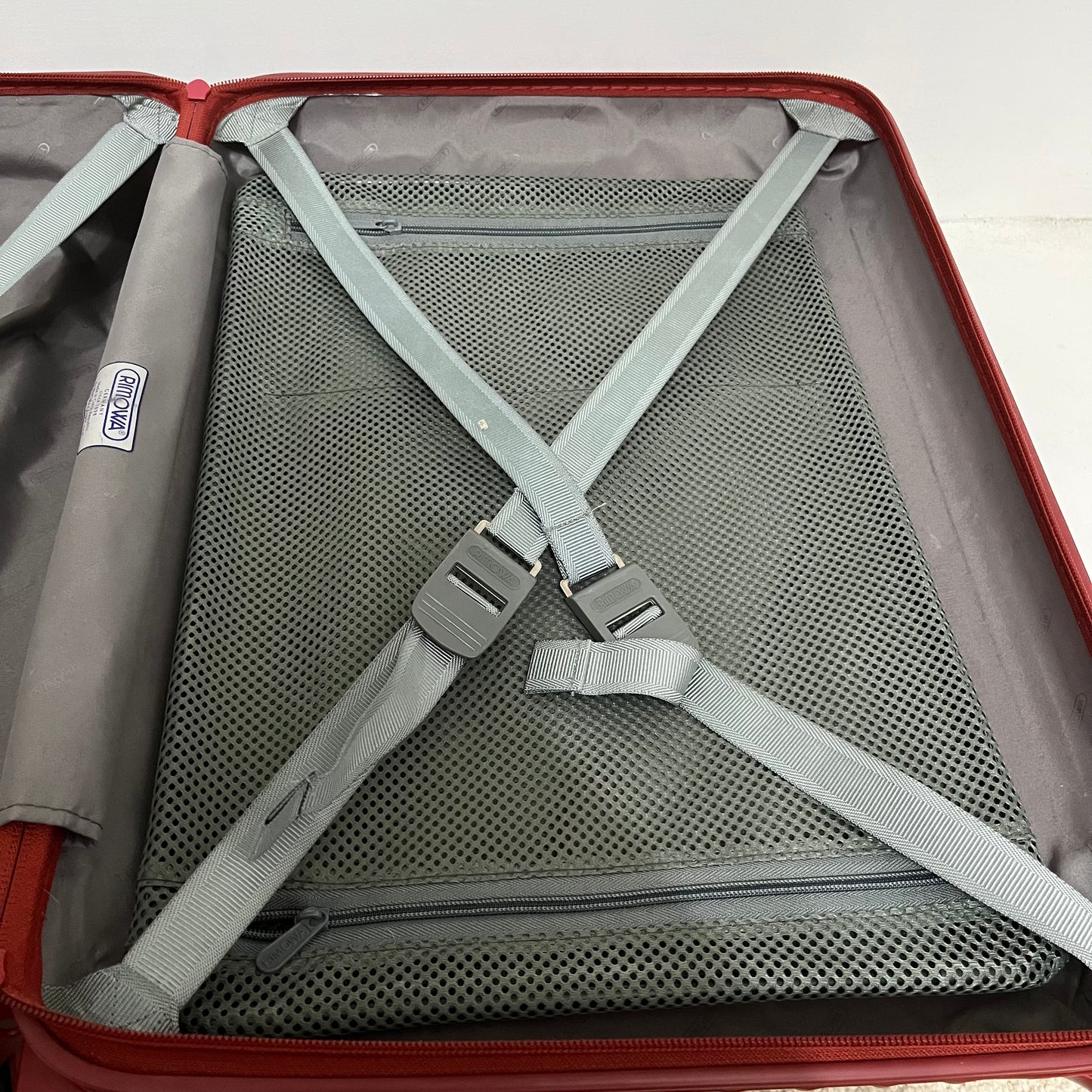 Rimowa Red Polycarbonate Carry-on