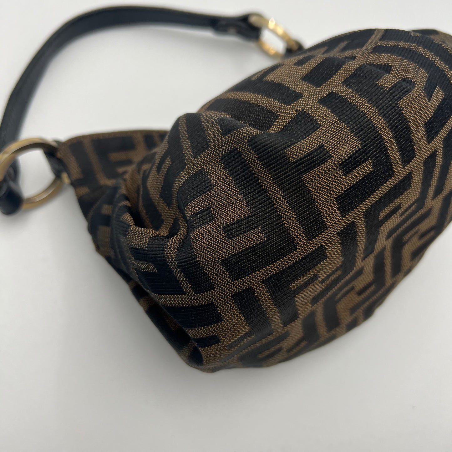 Fendi Tobacco Zucca Mini Chef Handbag