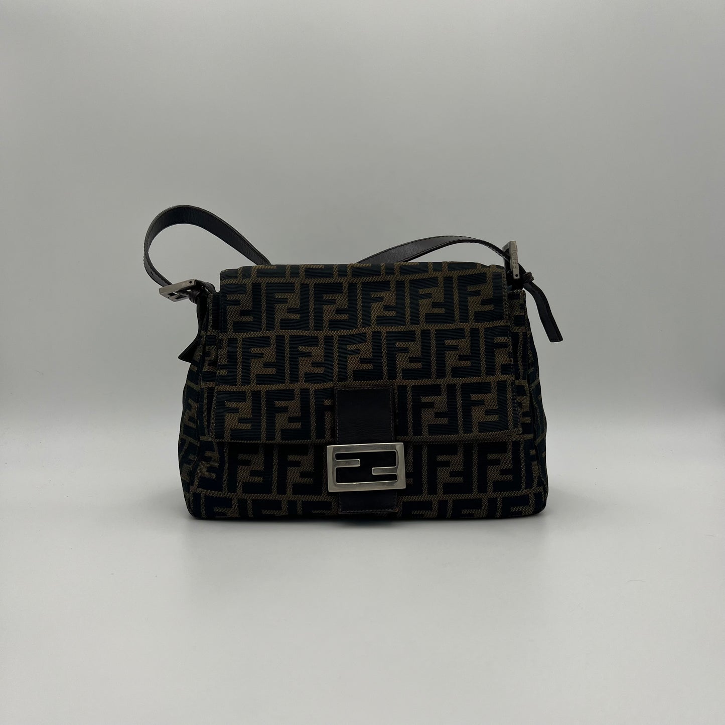 Fendi Tobacco Zucca Mamma Baguette