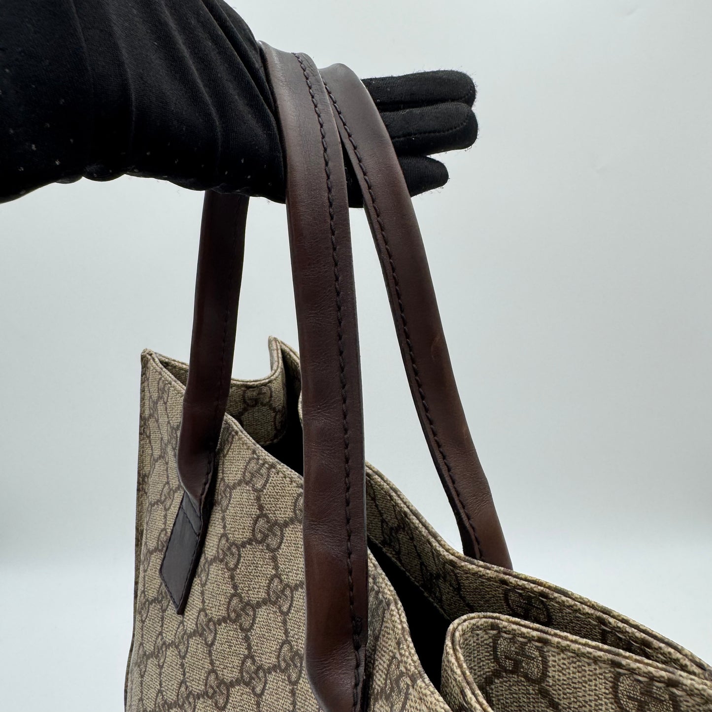 Gucci Monogram PVC Vertical Tote