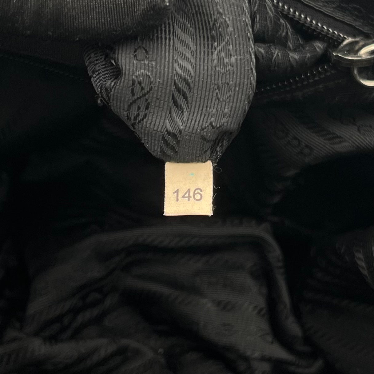 Prada Black Nylon and Leather Duffle Bag