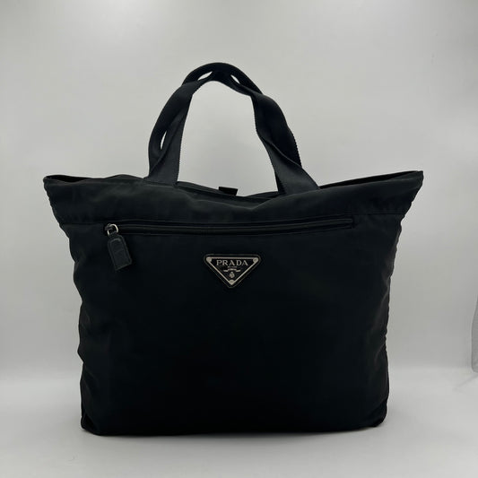 Prada Black Nylon XL Tote