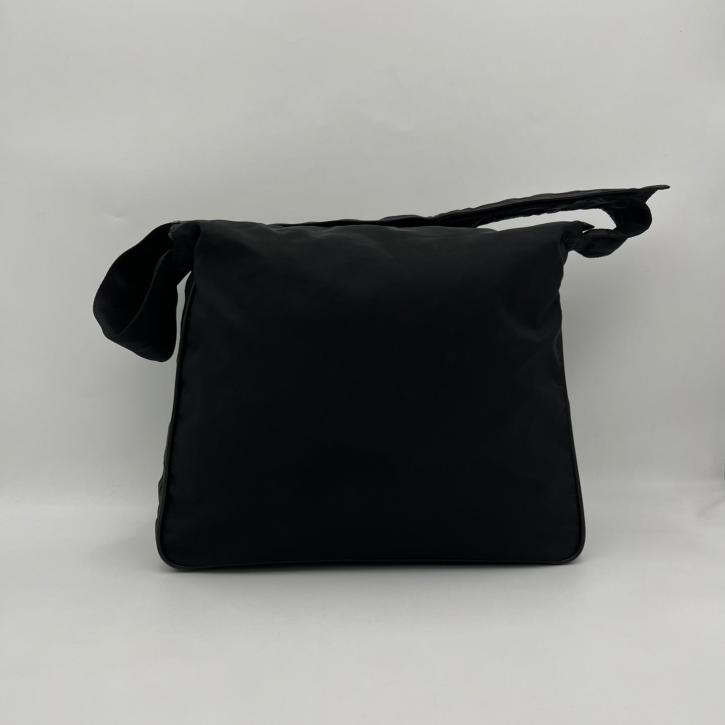 Prada Black Nylon Large Men's Shoulder Bag