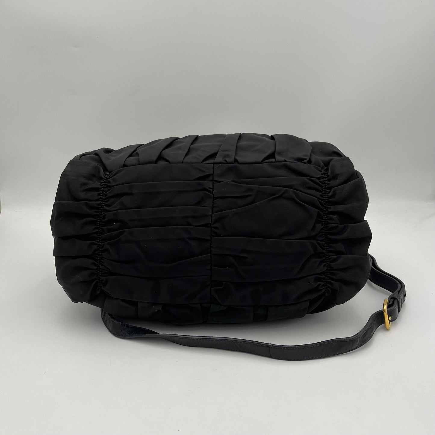 Prada Black Tessuto Gaufre Two-Way Bag