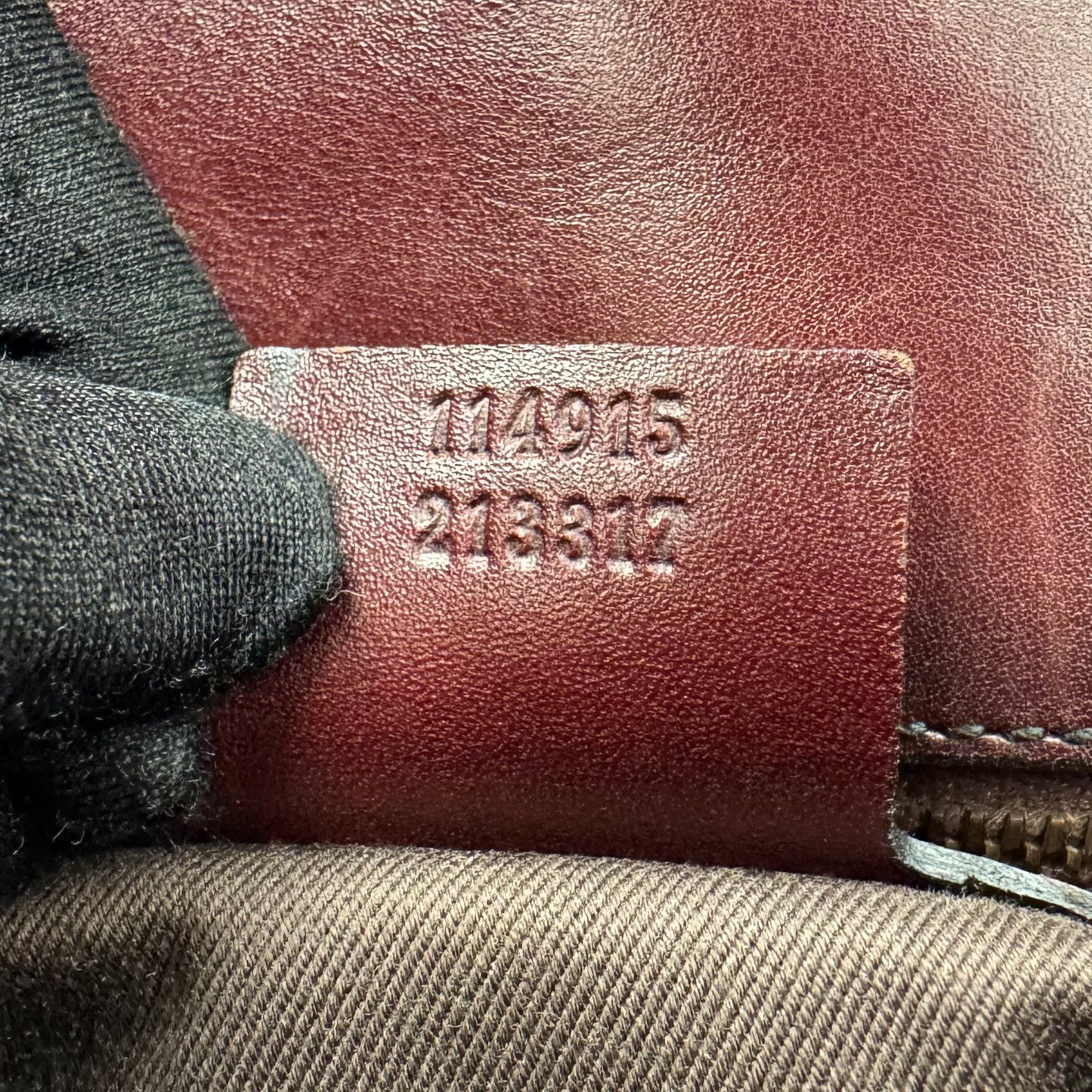 Gucci Tom Ford Monogram Canvas Burgundy Leather Horsebit Chain Flap Shoulder Bag