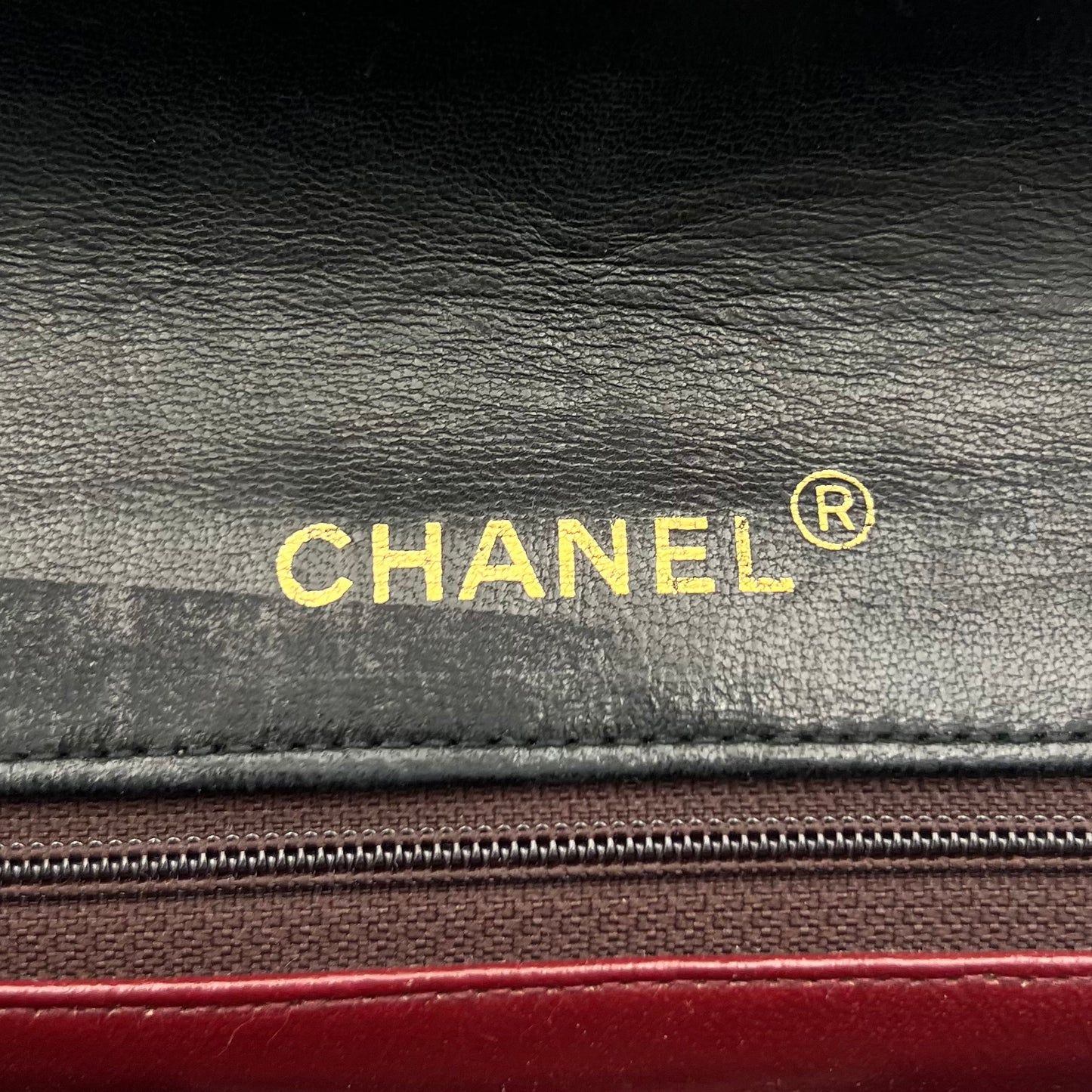 Chanel Black Quilted Lambskin Leather Full Flap GHW