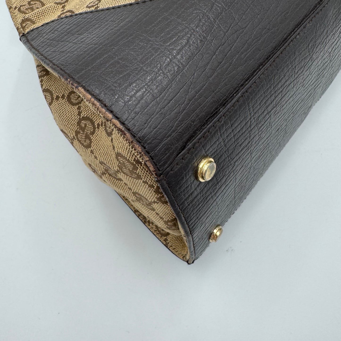 Gucci Monogram Canvas Sherryline Junco Hobo Shoulder Bag