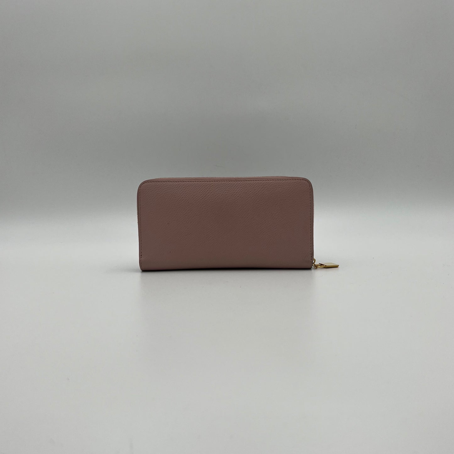 Celine Paris Light Pink Leather Long Zippy Wallet
