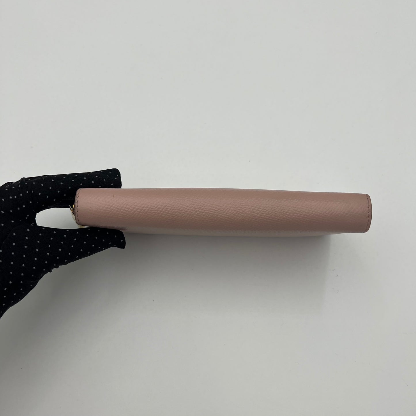 Celine Paris Light Pink Leather Long Zippy Wallet